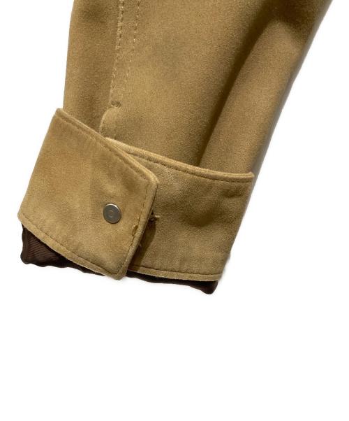 EDIFICE（エディフィス）EDIFICE (エディフィス) シープスキンスエード3rdタイプジャケット ブラウン サイズ:Lの古着・服飾アイテム