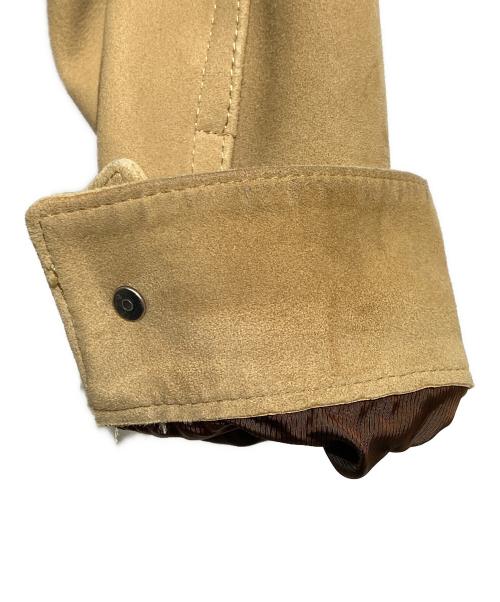 EDIFICE（エディフィス）EDIFICE (エディフィス) シープスキンスエード3rdタイプジャケット ブラウン サイズ:Lの古着・服飾アイテム