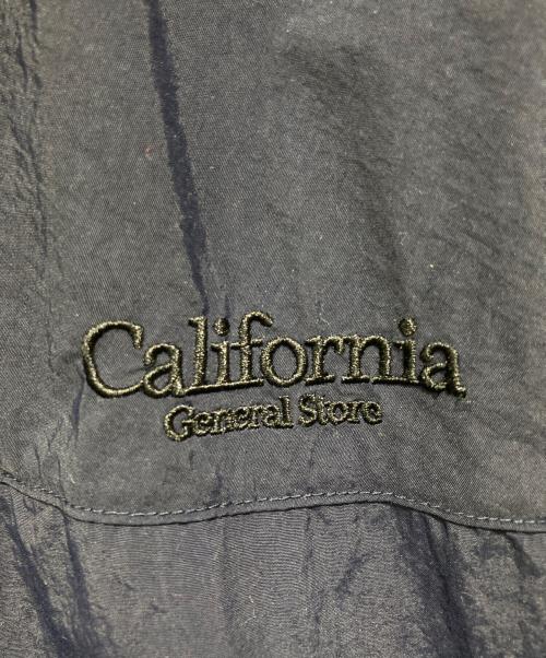 California General Store（カリフォルニアジェネラルストア）California General Store (カリフォルニアジェネラルストア) ロゴ刺繍ナイロンジャケット ネイビー サイズ:Mの古着・服飾アイテム