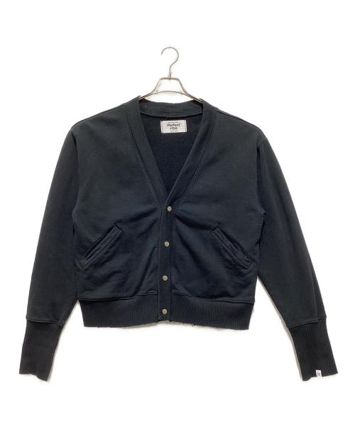 Perfect ribs（パーフェクトリブス）Perfect ribs (パーフェクトリブス) スウェットカーディガン ネイビー サイズ:Ｌの古着・服飾アイテム