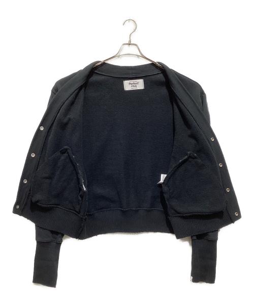 Perfect ribs（パーフェクトリブス）Perfect ribs (パーフェクトリブス) スウェットカーディガン ネイビー サイズ:Ｌの古着・服飾アイテム