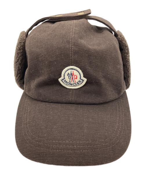 MONCLER（モンクレール）MONCLER (モンクレール) フライトキャップ ブラウン サイズ:Lの古着・服飾アイテム