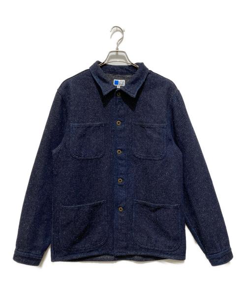 JAPAN BLUE JEANS（ジャパンブルージーンズ）JAPAN BLUE JEANS (ジャパンブルージーンズ) デニムツィードカバーオール ネイビー サイズ:XLの古着・服飾アイテム