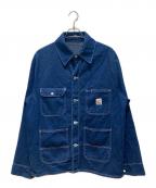 Pointerポインター）の古着「90sデニムカバーオール」｜ネイビー