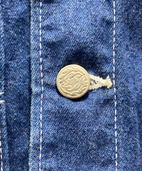 Pointer（ポインター）POINTER (ポインター) 90sデニムカバーオール ネイビー サイズ:44の古着・服飾アイテム