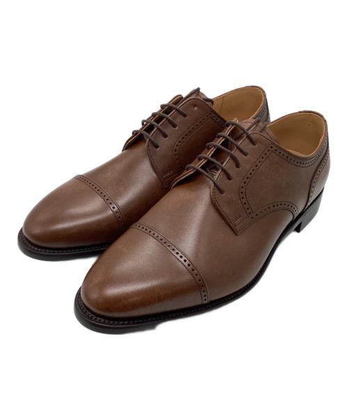 SCOTCH GRAIN（スコッチグレイン）SCOTCH GRAIN (スコッチグレイン) ストレートチップシューズ ブラウン サイズ:26cm 未使用品の古着・服飾アイテム