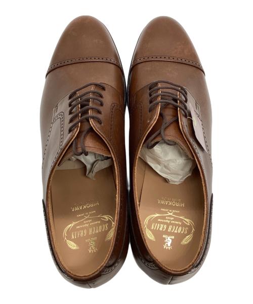 SCOTCH GRAIN（スコッチグレイン）SCOTCH GRAIN (スコッチグレイン) ストレートチップシューズ ブラウン サイズ:26cm 未使用品の古着・服飾アイテム