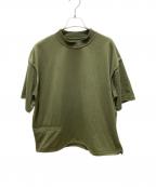 DAIWA PIER39ダイワ ピア39）の古着「Tech 1P Hi-Crew Neck T-Shirts」｜グリーン