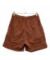 PWA (プア) ショートパンツ ブラウン サイズ:L：8000円