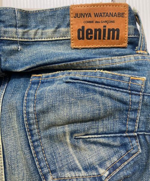 JUNYA WATANABE COMME des GARCONS（(ジュンヤワタナベ コムデギャルソン）JUNYA WATANABE COMME des GARCONS ((ジュンヤワタナベ コムデギャルソン) スタッズデニムスカート インディゴ サイズ:XSの古着・服飾アイテム