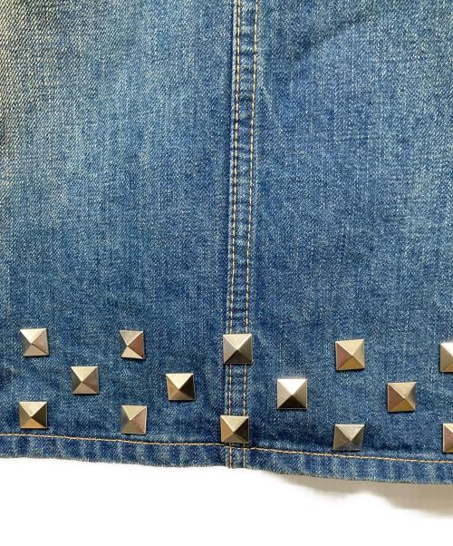 JUNYA WATANABE COMME des GARCONS（(ジュンヤワタナベ コムデギャルソン）JUNYA WATANABE COMME des GARCONS ((ジュンヤワタナベ コムデギャルソン) スタッズデニムスカート インディゴ サイズ:XSの古着・服飾アイテム