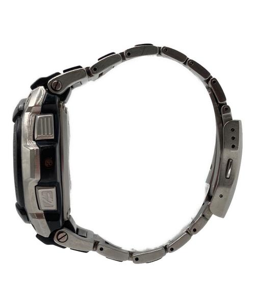 CASIO（カシオ）CASIO (カシオ) クロノグラフ ブラック×ゴールドの古着・服飾アイテム