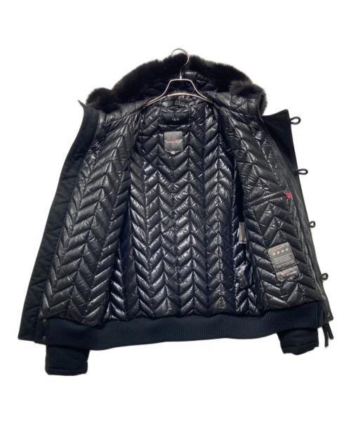 AKM（エーケーエム）AKM (エーケーエム) DUVETICA (デュベティカ) コラボダウンジャケット ブラック サイズ:XLの古着・服飾アイテム