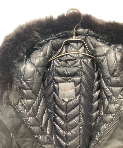 AKM（エーケーエム）AKM (エーケーエム) DUVETICA (デュベティカ) コラボダウンジャケット ブラック サイズ:XLの古着・服飾アイテム