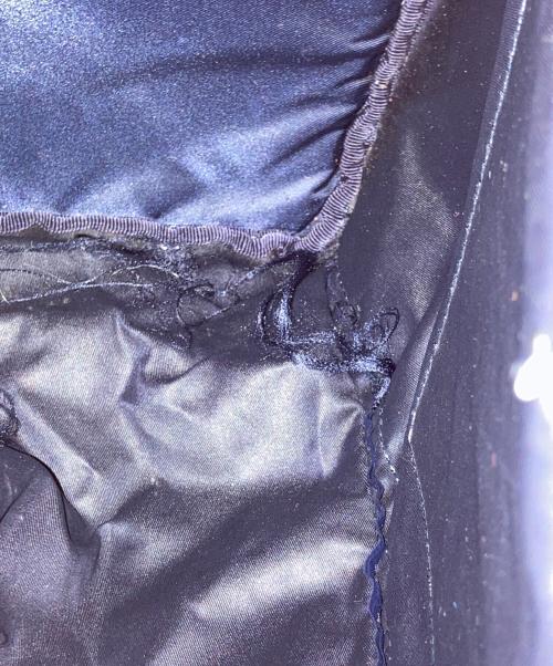 Felisi（フェリージ）Felisi (フェリージ) ナイロンレザーハンドバッグ ブラウン×ネイビーの古着・服飾アイテム