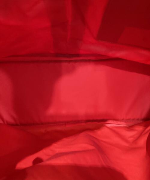 Felisi（フェリージ）Felisi (フェリージ) ナイロンレザーハンドバッグ ブラウン×レッドの古着・服飾アイテム