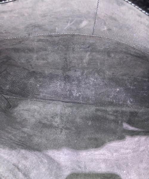 HIROFU（ヒロフ）HIROFU (ヒロフ) Hロゴハンドバッグ ブラックの古着・服飾アイテム