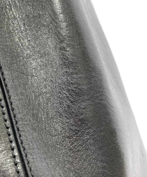 HIROFU（ヒロフ）HIROFU (ヒロフ) Hロゴハンドバッグ ブラックの古着・服飾アイテム