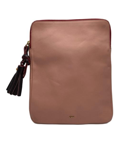 Chloe（クロエ）Chloe (クロエ) タブレットケース ピンクの古着・服飾アイテム