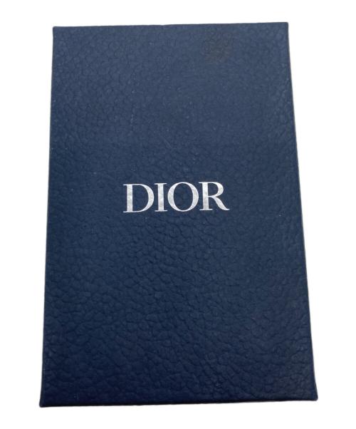 Christian Dior（クリスチャン ディオール）Christian Dior (クリスチャン ディオール) ジップコインケース ネイビーの古着・服飾アイテム