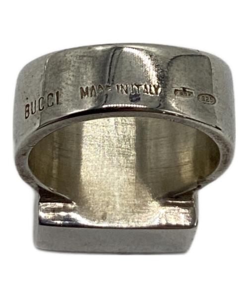 GUCCI（グッチ）GUCCI (グッチ) スクエアシグネットリング シルバー サイズ:12号の古着・服飾アイテム