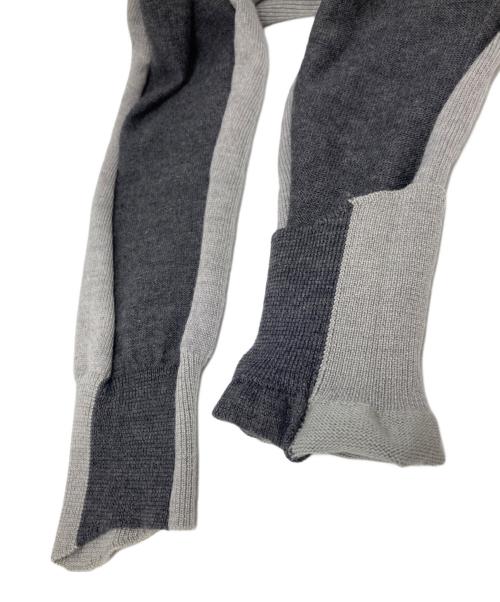 Maison Margiela（メゾンマルジェラ）Maison Margiela (メゾンマルジェラ) バイカラーカーディガン グレー サイズ:Sの古着・服飾アイテム