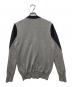 Maison Margiela (メゾンマルジェラ) バイカラーカーディガン グレー サイズ:S：20000円