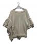 Y's（ワイズ）の古着「アシンメトリー変形七分袖スウェット」｜グレー