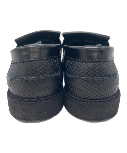 FRED PERRY（フレッドペリー）FRED PERRY (フレッドペリー) GEORGE COX (ジョージコックス) コラボローファー ブラック サイズ:6の古着・服飾アイテム