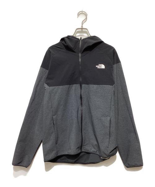 THE NORTH FACE（ザ ノース フェイス）THE NORTH FACE (ザ ノース フェイス) エイペックスフレックスフーディ ブラック×グレー サイズ:Mの古着・服飾アイテム