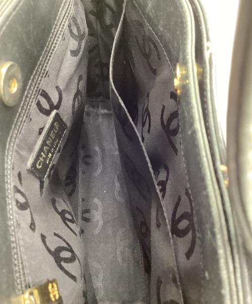 CHANEL（シャネル）CHANEL (シャネル) ワイルドステッチマトラッセハンドトートバッグ ブラックの古着・服飾アイテム