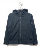LULULEMONルルレモン）の古着「Water-Repellent Grid Fleece Hiking Jacket」｜ブラック