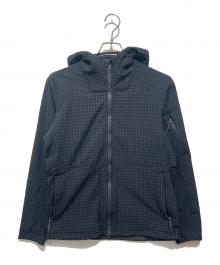 LULULEMON（ルルレモン）の古着「Water-Repellent Grid Fleece Hiking Jacket」｜ブラック