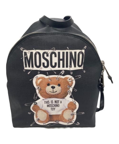 MOSCHINO（モスキーノ）MOSCHINO (モスキーノ) テディベア リュック ブラックの古着・服飾アイテム