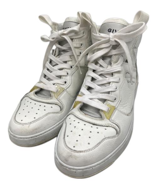 GIVENCHY（ジバンシィ）GIVENCHY (ジバンシィ) ハイカットスニーカー ホワイト サイズ:39の古着・服飾アイテム