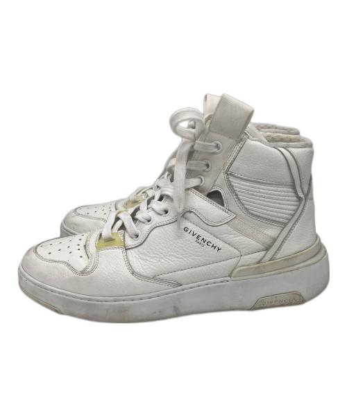 GIVENCHY（ジバンシィ）GIVENCHY (ジバンシィ) ハイカットスニーカー ホワイト サイズ:39の古着・服飾アイテム