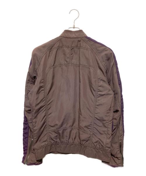 DIESEL（ディーゼル）DIESEL (ディーゼル) マルチジップジャケット ブラウン サイズ:Mの古着・服飾アイテム