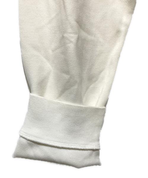 Acne studios（アクネ ストゥディオズ）Acne studios (アクネ ストゥディオズ) モックネックロゴロングスリーブTシャツ ホワイト サイズ:Ｓの古着・服飾アイテム