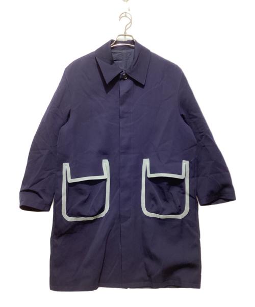 Name.（ネーム）Name. (ネーム) オフスケールウールオーバーコート ネイビー サイズ:Ｓの古着・服飾アイテム