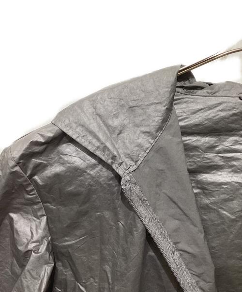 EDIFICE（エディフィス）EDIFICE (エディフィス) NY/PE メモリーヴィンテージ タンブラー フード ブルゾン グレー サイズ:FREEの古着・服飾アイテム