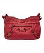 BALENCIAGAバレンシアガ）の古着「ジャイアントヒップ レザーショルダーバッグ」｜ピンク