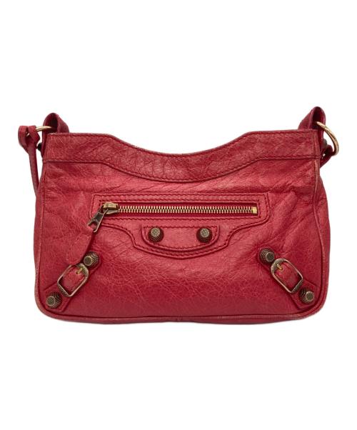 BALENCIAGA（バレンシアガ）BALENCIAGA (バレンシアガ) ジャイアントヒップ レザーショルダーバッグ ピンクの古着・服飾アイテム