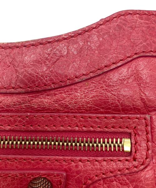 BALENCIAGA（バレンシアガ）BALENCIAGA (バレンシアガ) ジャイアントヒップ レザーショルダーバッグ ピンクの古着・服飾アイテム