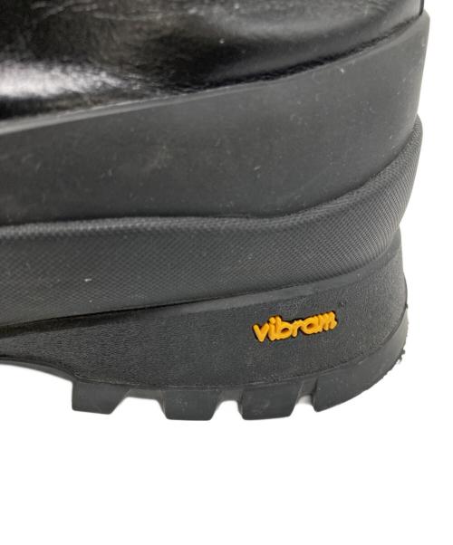 ZARA（ザラ）ZARA (ザラ) STUDIO NICHOLSON (スタジオ ニコルソン) コラボフロントジップブーツ ブラック サイズ:39の古着・服飾アイテム