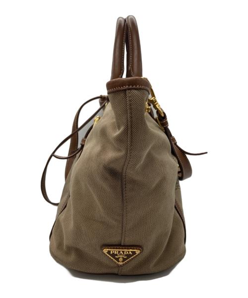 PRADA（プラダ）PRADA (プラダ) ハンドバッグ ベージュの古着・服飾アイテム