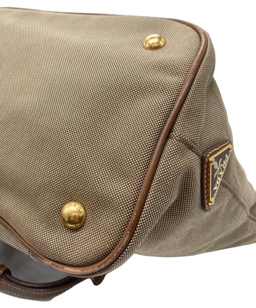 PRADA（プラダ）PRADA (プラダ) ハンドバッグ ベージュの古着・服飾アイテム