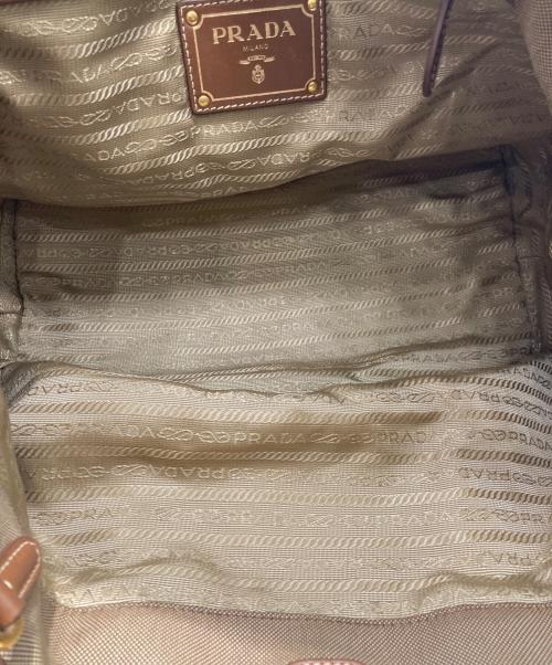 PRADA（プラダ）PRADA (プラダ) ハンドバッグ ベージュの古着・服飾アイテム