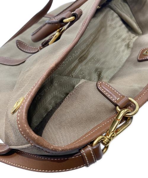 PRADA（プラダ）PRADA (プラダ) ハンドバッグ ベージュの古着・服飾アイテム