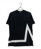 MONCLERモンクレール）の古着「ロゴTシャツ」｜ブラック