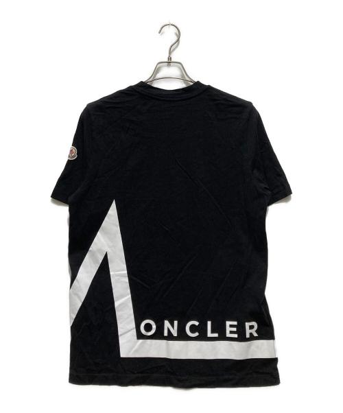 MONCLER（モンクレール）MONCLER (モンクレール) ロゴTシャツ ブラック サイズ:XSの古着・服飾アイテム